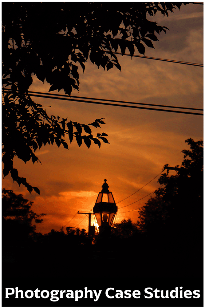 Photography Case Studies. Sunset photo.